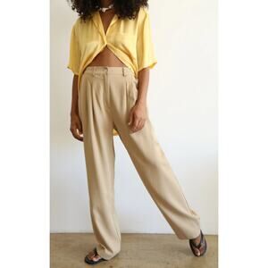 Donni 'Pleated' Green Trouser Size L